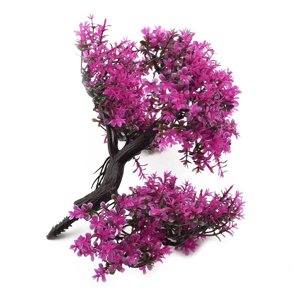 Bonsaï Artificiel Pot | Arbre Faux Fleurs | Décoration Bureau, Salon & Hôtel