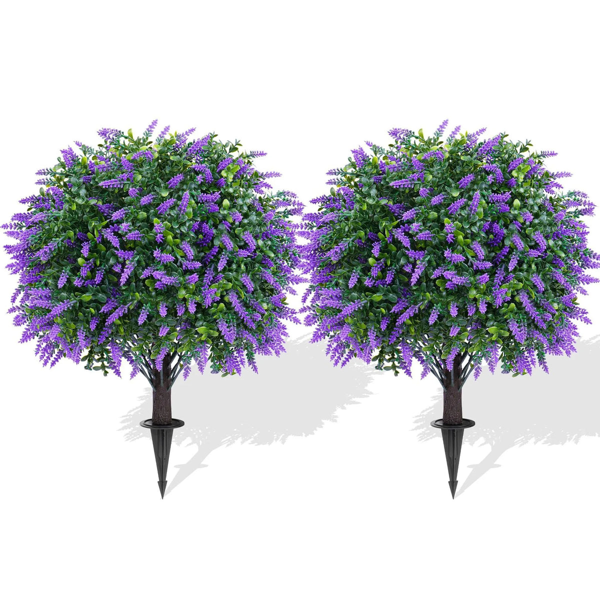 Arbre Artificiel Lavande en Pot | Résistant UV | Décoration Jardin, Porche & Extérieur