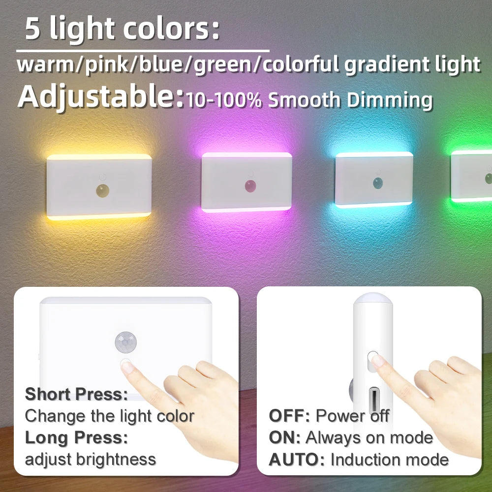 Lampe de Nuit Portable avec Poignée | Interrupteur Tactile | Dimmable | Charge Type-C | Restaurant & Chambre