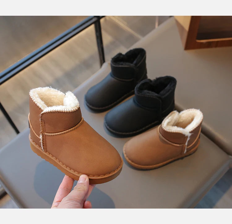 Bottes de Neige Thermiques Enfant | Peluche Épaisse | Antidérapantes | Automne Hiver 2025 Garçon Fille