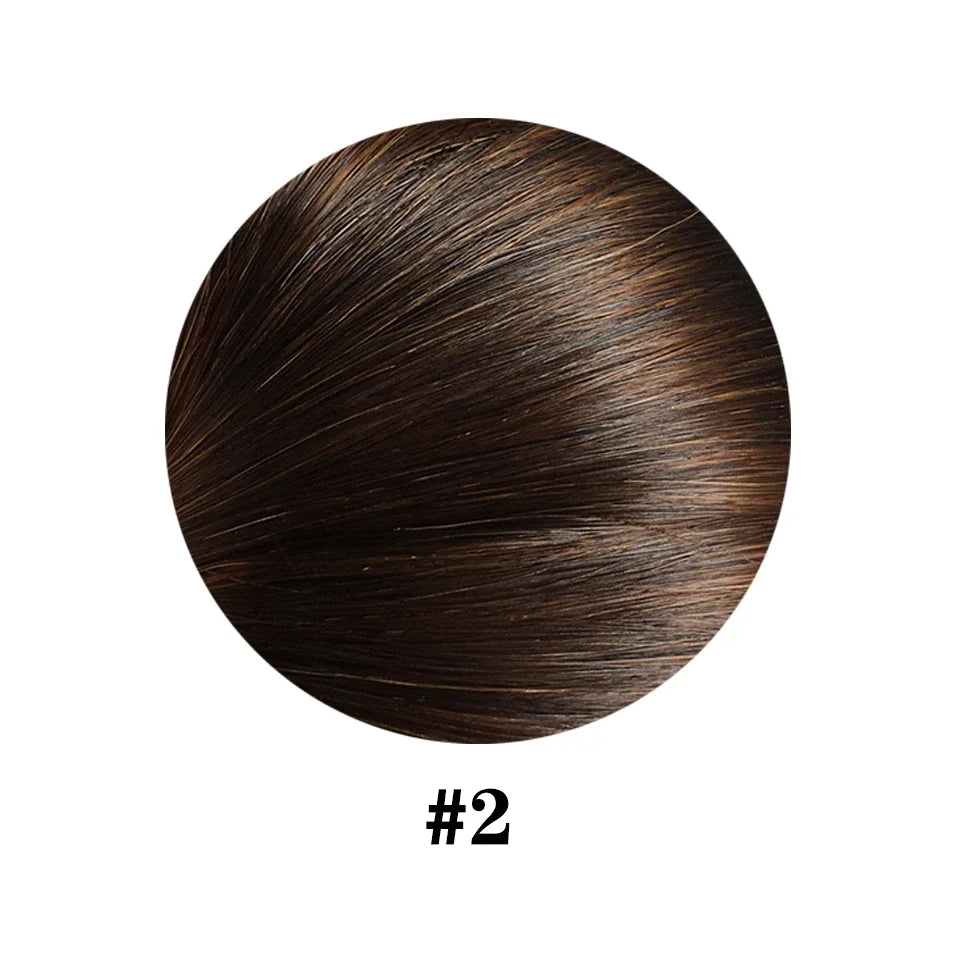 Extensions à Clips Cheveux Humains | Noir Naturel | 18 Clips | 8 Pièces | Volume Complet | Femme