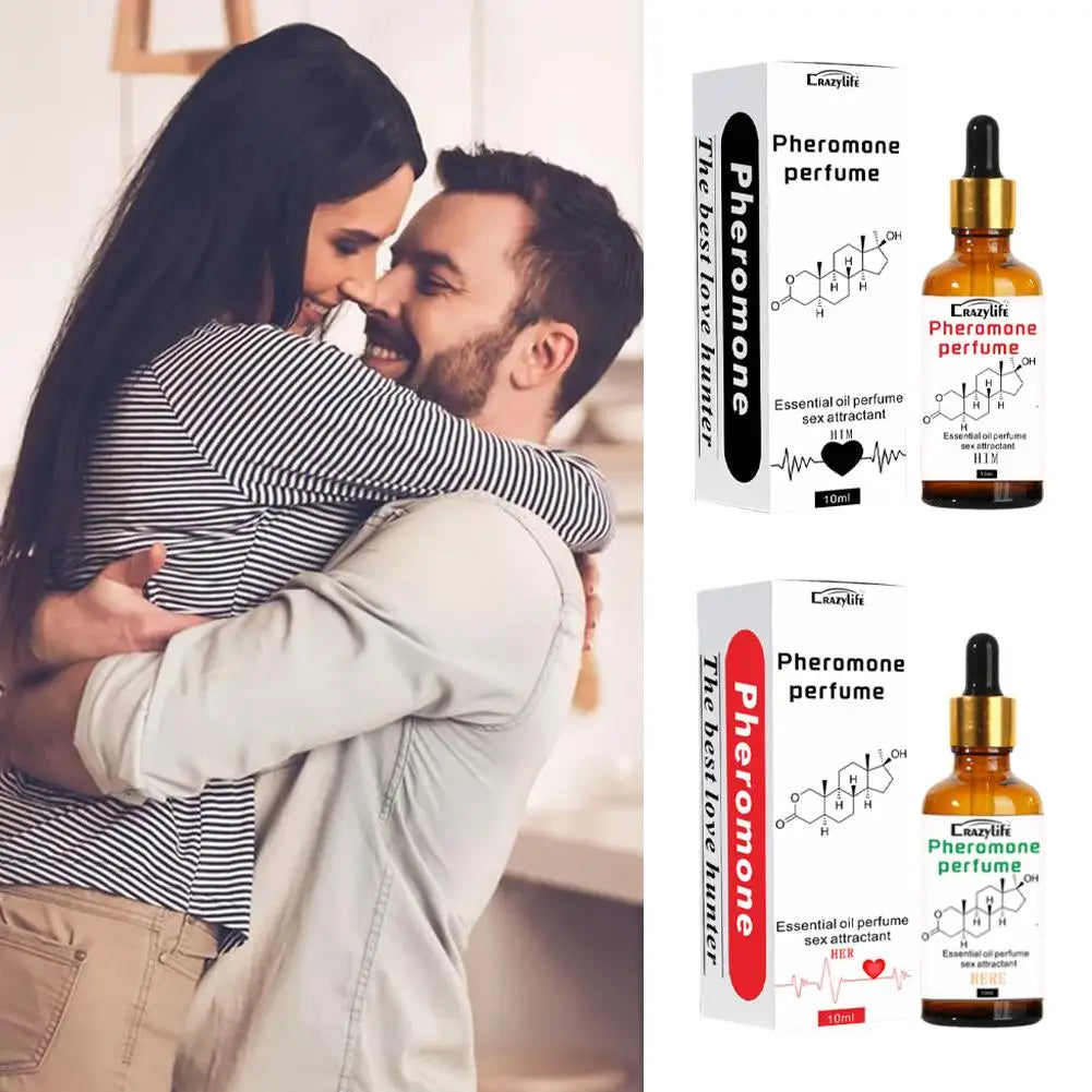 Parfum Phéromones Femme | Huile Essentielle Séduction Longue Durée | 10 ml