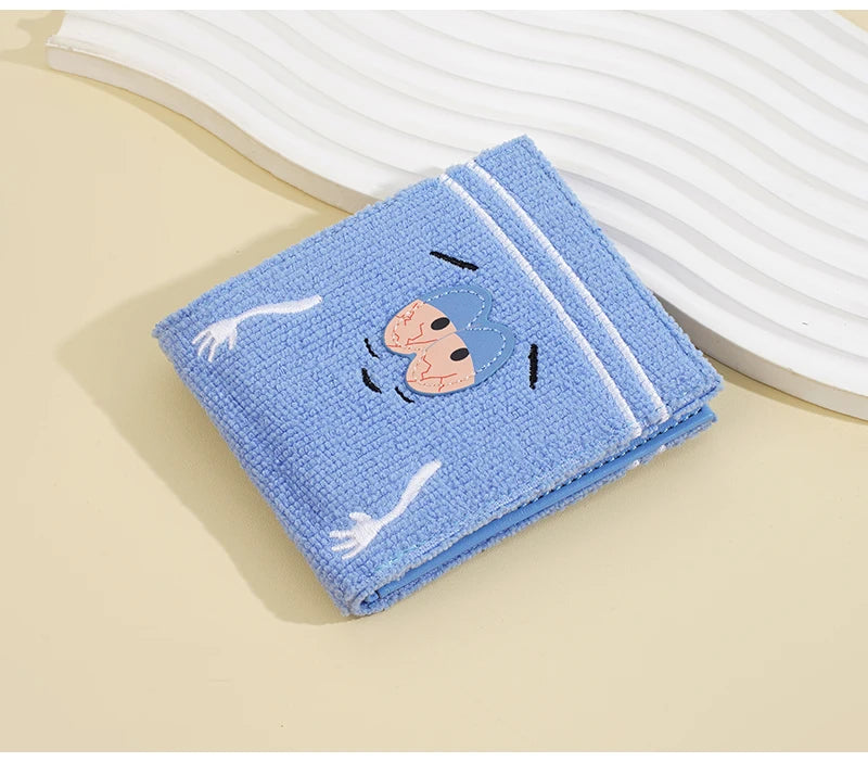 Portefeuille Peluche Dessin Animé Femme | Doux & Moelleux | Porte-Monnaie Fermeture Éclair PU | Cadeau Filles