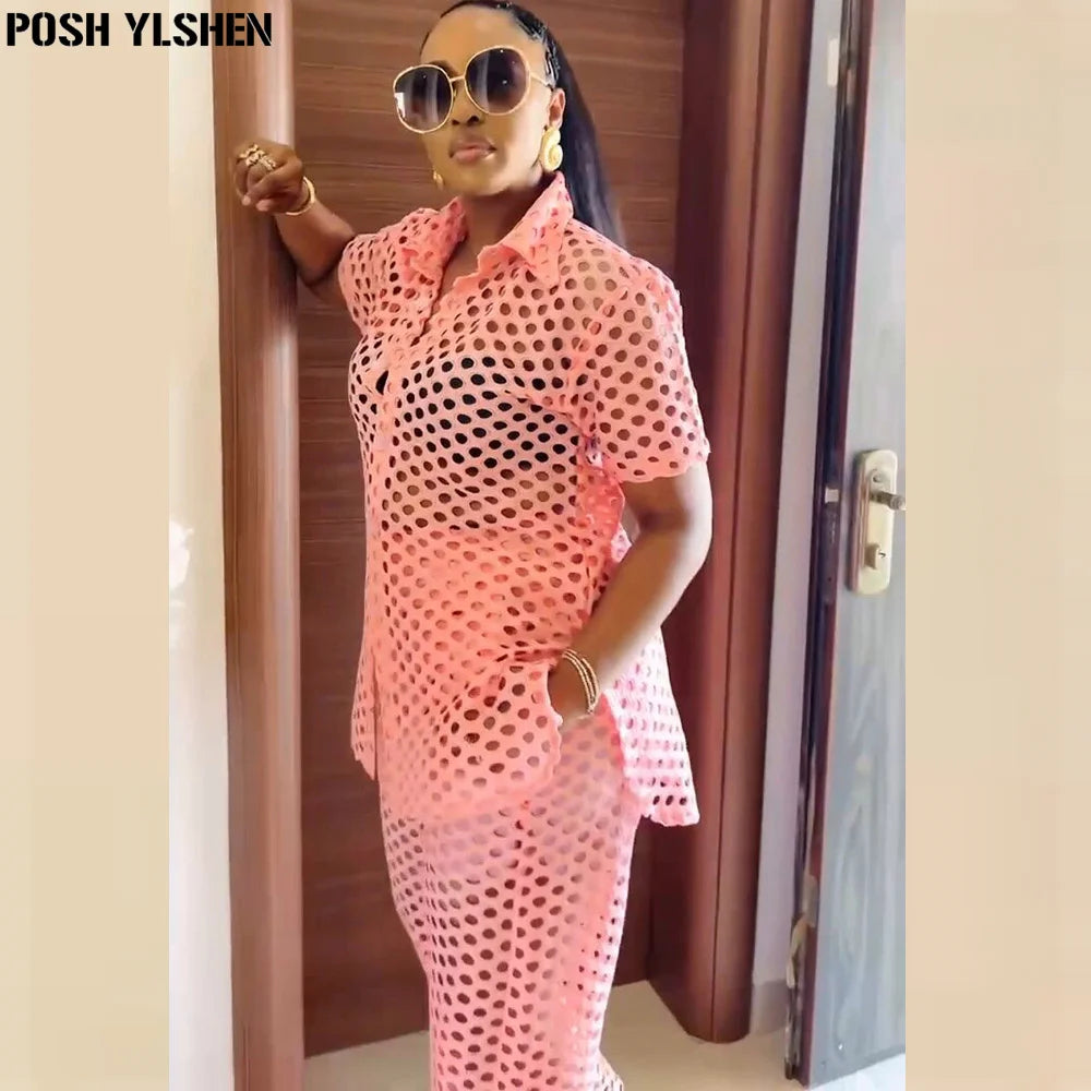 Ensemble 2 Pièces Pantalon Femme Été | Mode Africaine 2025 | Sexy Coordonné | Dames Afrique