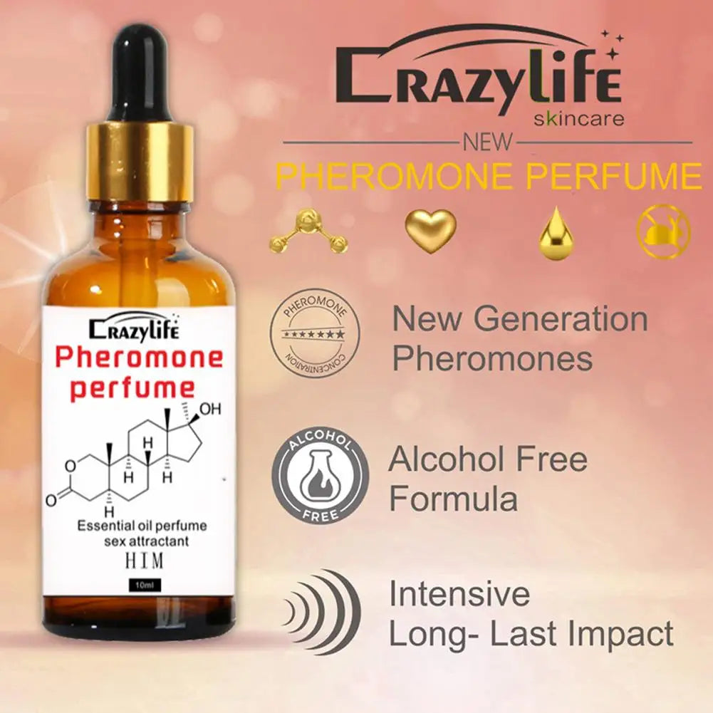 Parfum Phéromones Femme | Huile Essentielle Séduction Longue Durée | 10 ml