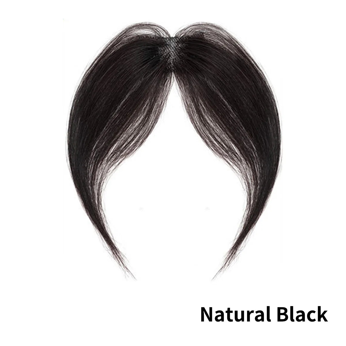 Frange Clip-In Cheveux Humains Remy | Lisse | Noire Naturelle | Légère | Mini Clip | Femme
