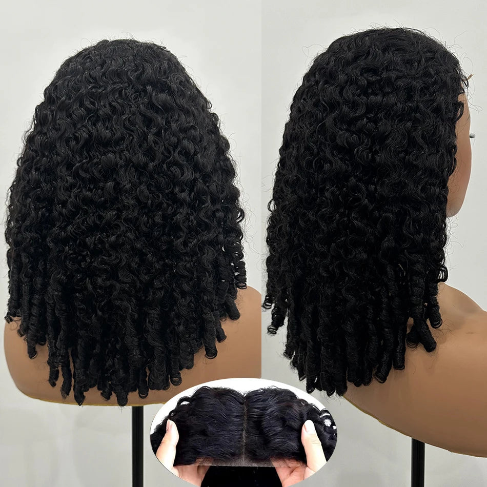Perruque Burmese Curly 100% | 5x5 Lace Closure Glueless | 300% Densité | Wear & Go | Pré-Pluçuée