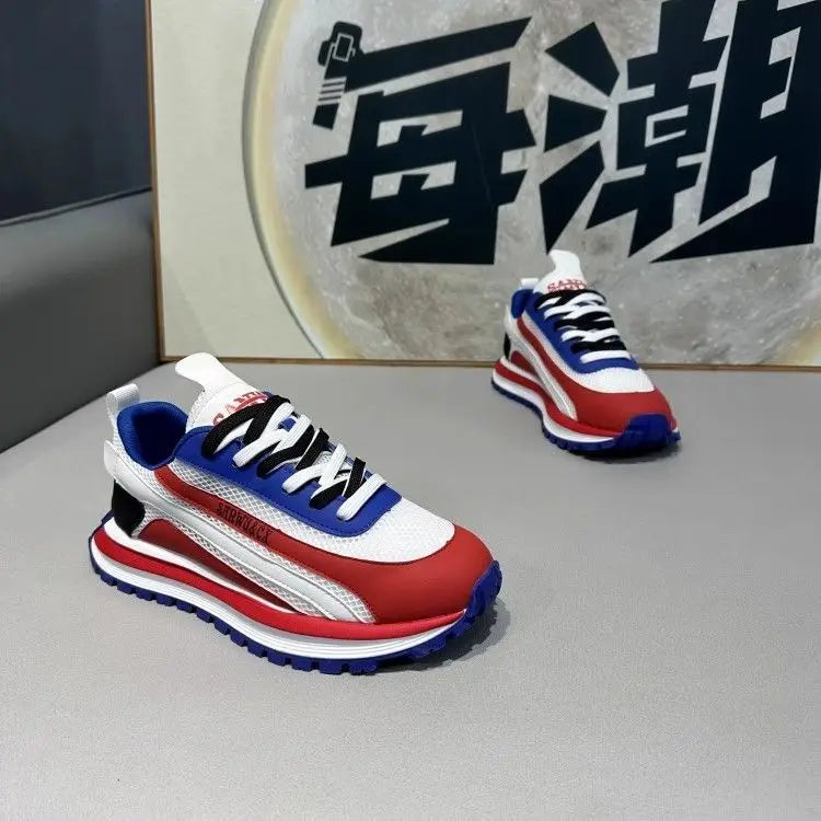 Chaussures décontractées en maille à lacets pour homme