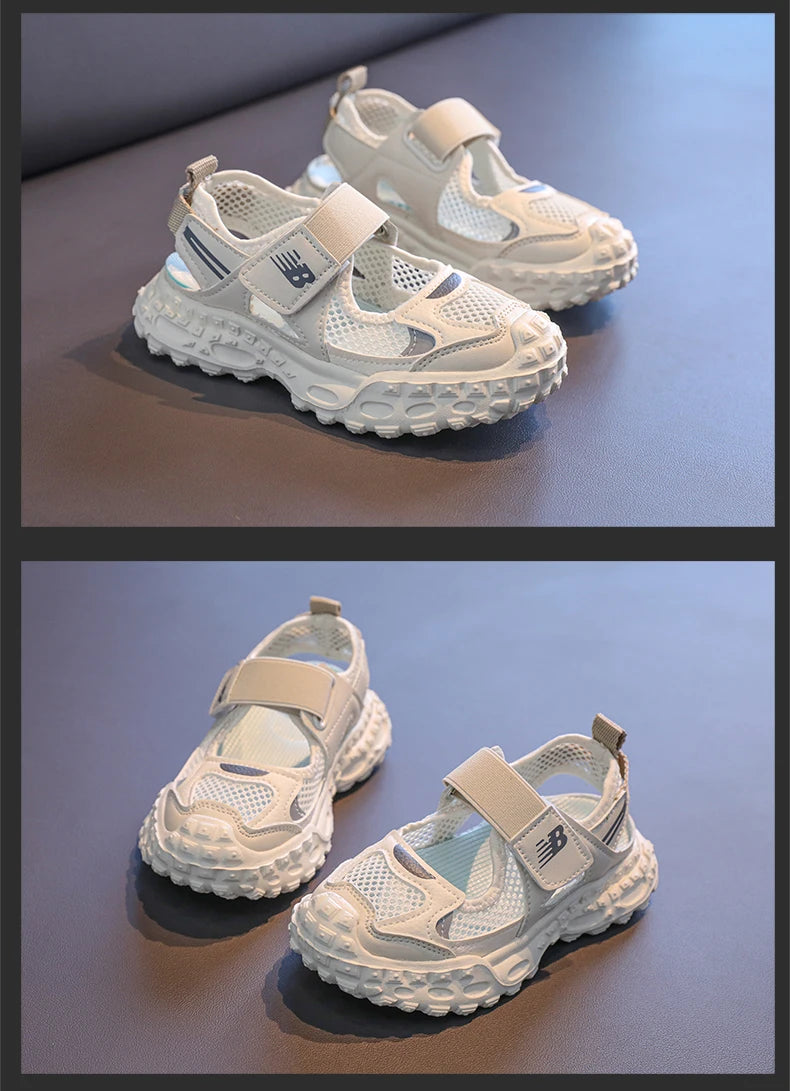Baskets Été Mesh Chunky Enfant | Respirantes Crénelées | Plage & Casual Garçon Fille
