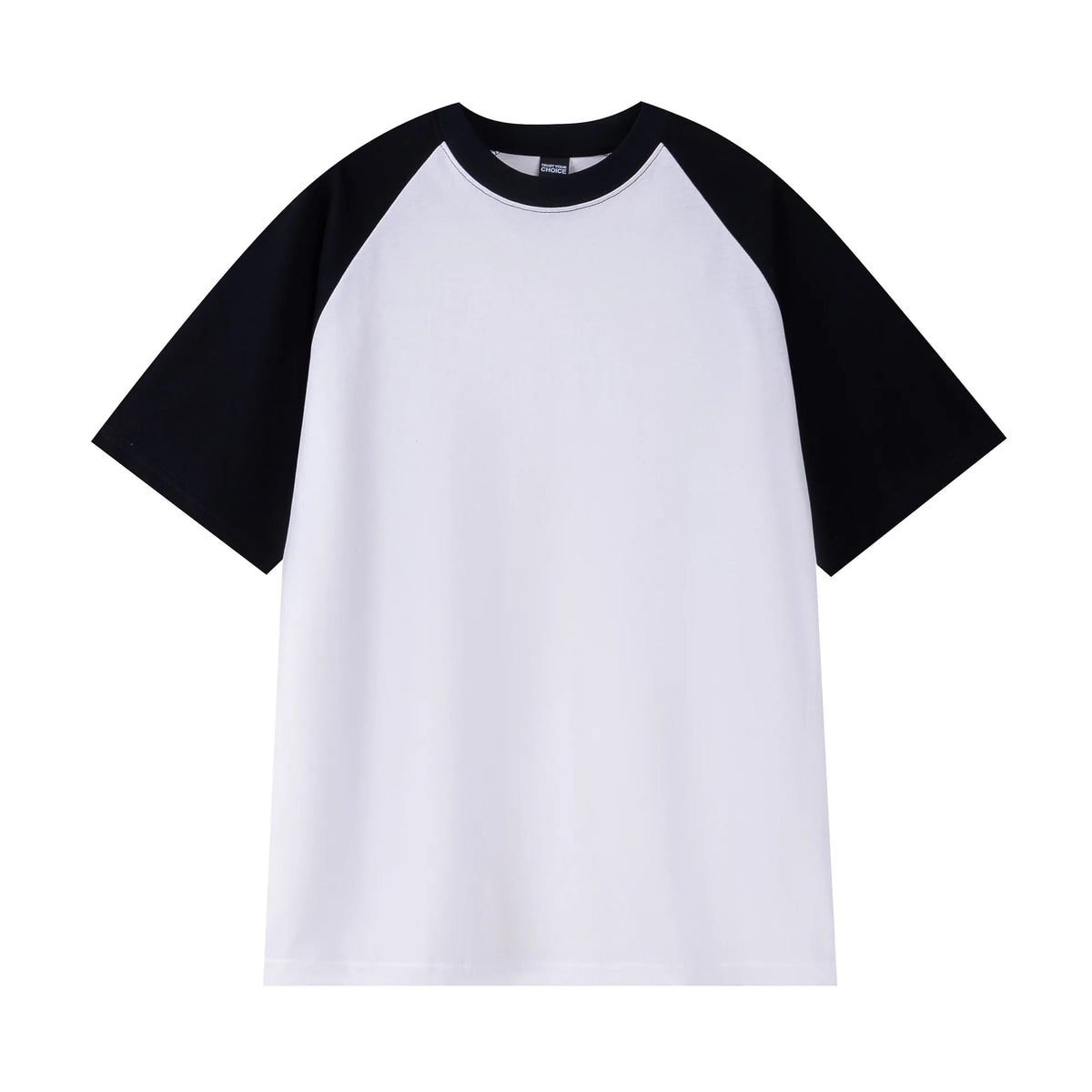 T-Shirt Homme Oversize Heavy | 240g Coton Pur | Manches Courtes | Bicolore | Casual Loose