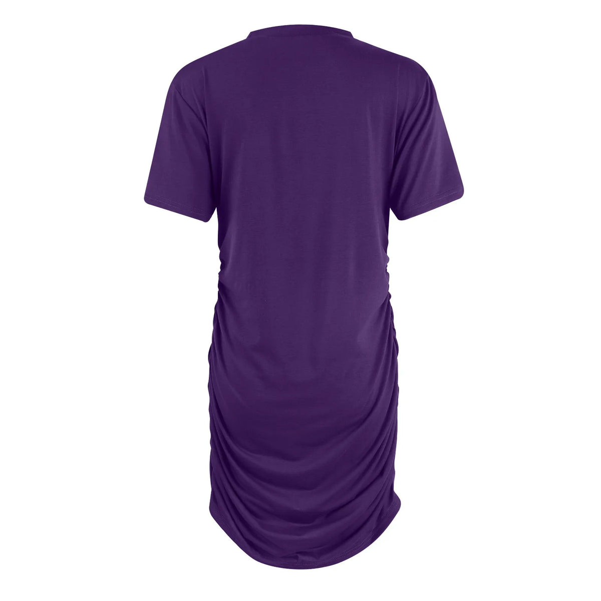 Robe Bodycon Femme Courte | Uni Col Rond Manches Courtes | Coupe Ajustée Sexy Casual | Été