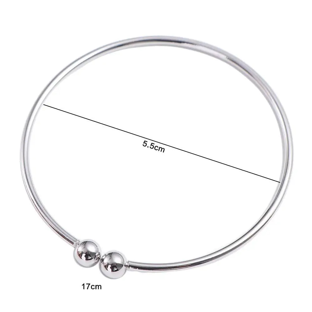 Best Quality Wholesale Silver Plated Bracelet Adjustable Bangles Fashion Jewelry Men's/Women's