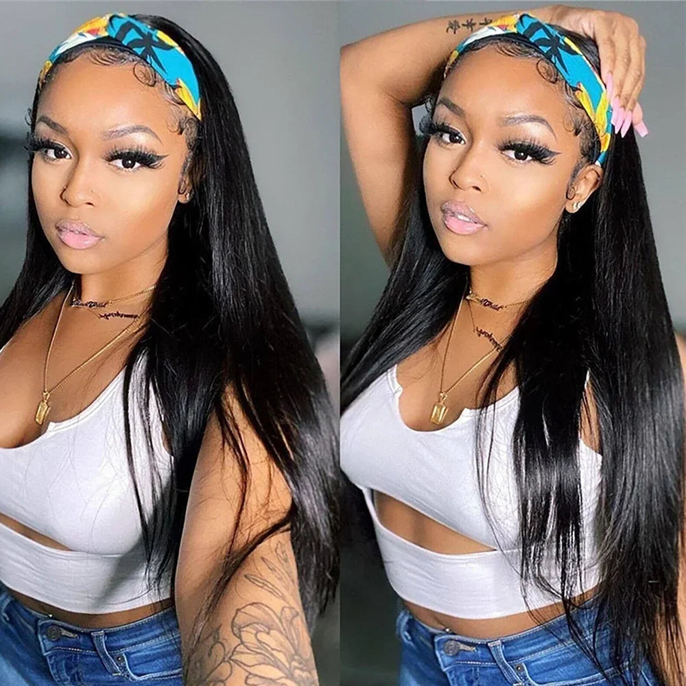 13x4 Brazilian Human Hair Wig Wear and Go 200 Density Straight 13x6 Hd Lace Frontal Wigs Natural Black Pre Plucked Baby Hair