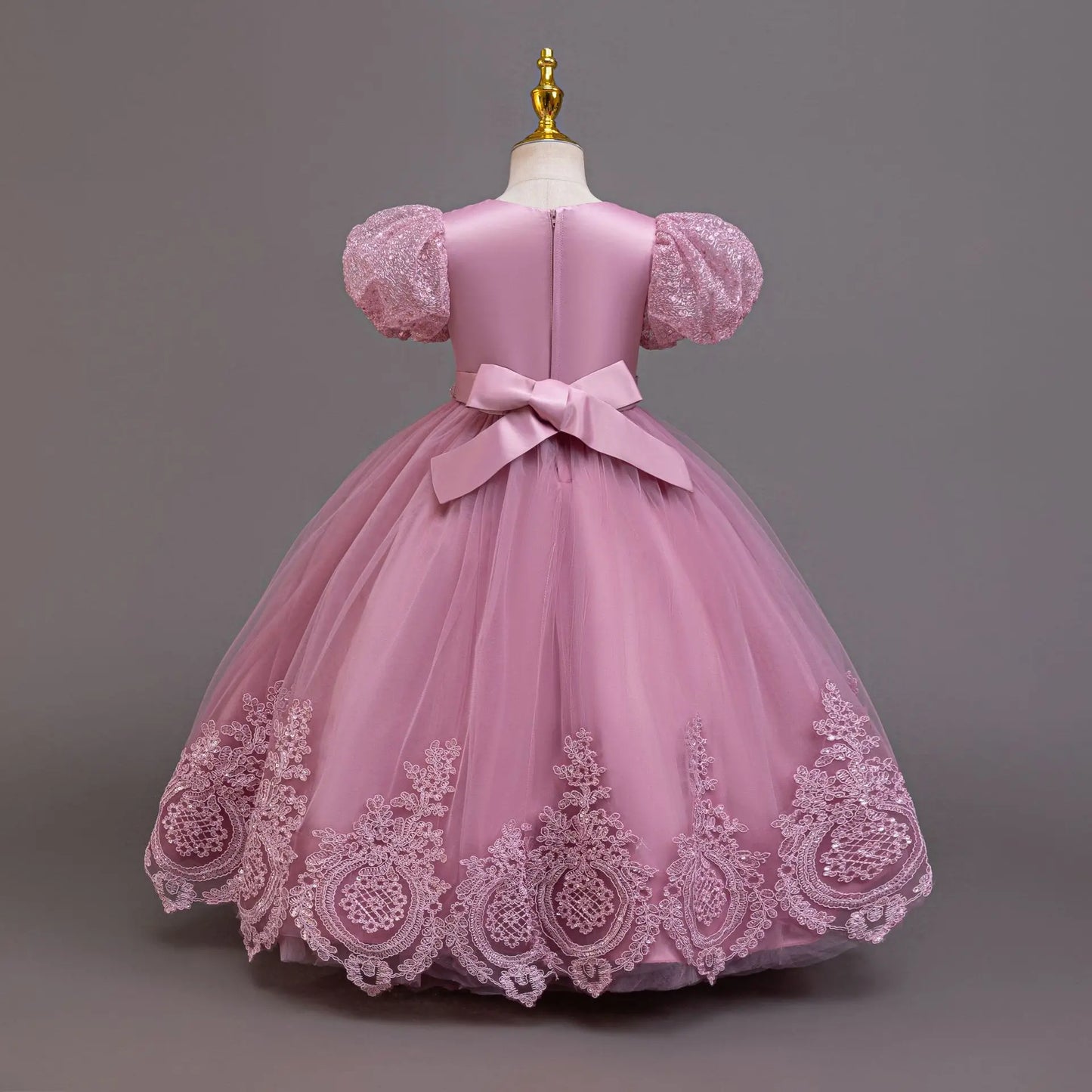 New Girl Evening Dresses Festive Clothing Children Elegant Wedding Dress for Party Girls' White Clothes