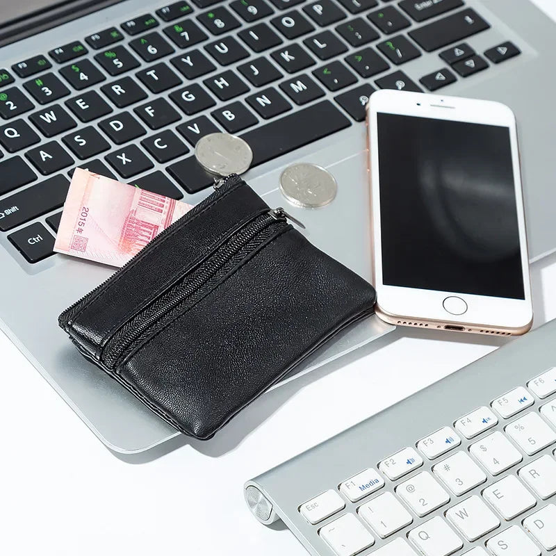 Women Men Coin Purse Men Small Bag Wallet Change Purses Zipper Money Bags Children Mini Wallets Leather Key Holder wallet