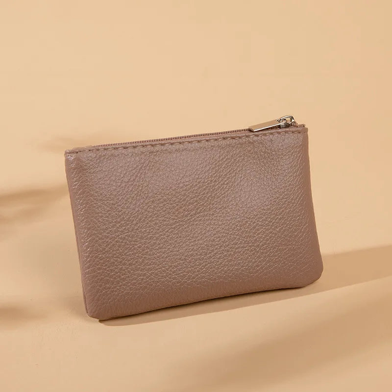 Petit Portefeuille Femme | Fermeture Éclair | Porte-Cartes & Clés | Cuir PU Haute Qualité | Court