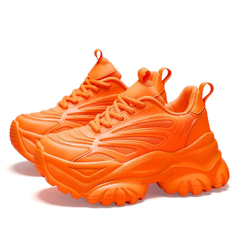 Sneakers Chunky Femme Tendance | Semelle Plateforme Respirante | Rehaussante | Printemps-Automne