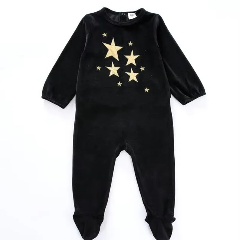 Baby bodysuit pajamas, kids clothes, long-sleeved children's clothing, newborn baby overalls, children's boy and girl clothes, baby pajamas