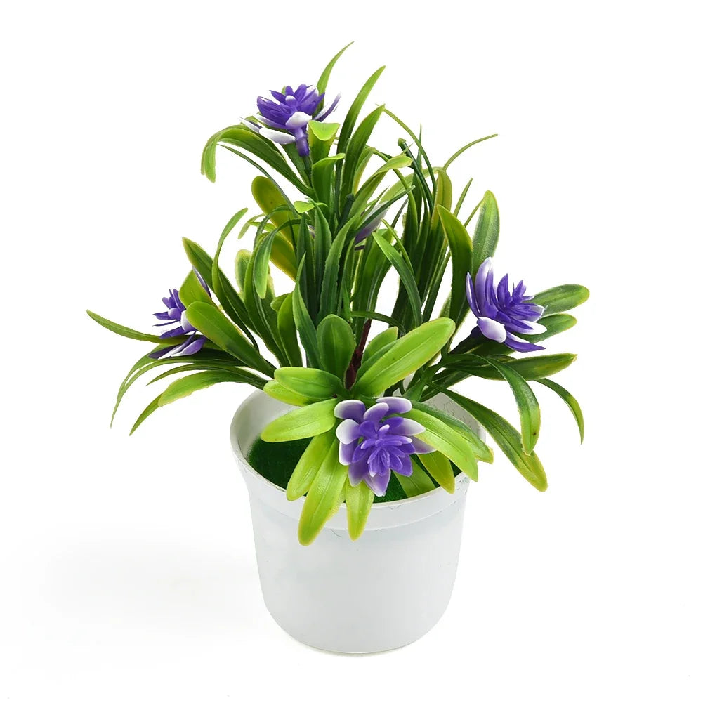 Plante Artificielle Réaliste en Pot | Décor Maison, Bureau & Mariage | Bonsaï Extérieur & Intérieur