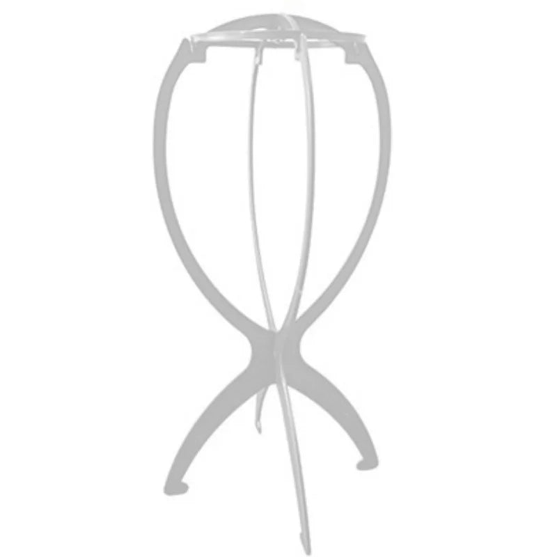 2 foldable wig stands, plastic portable hat display stand, durable barber shop fashion model stand, Wig racks