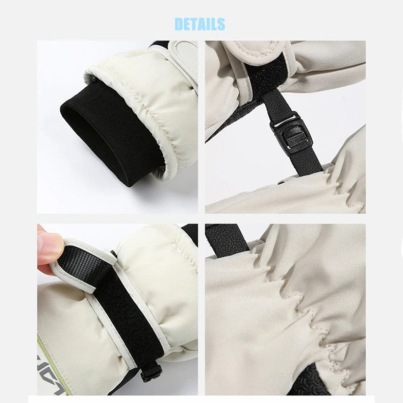 Gants Hiver Enfant Imperméables Antidérapants | Ski & Cyclisme Extérieur | Garçon Fille