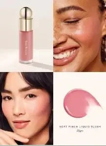 Rare Beauty Soft Pinch Matte Bouncy Cushiony Cream-to-powder Blush Airy and Lightweight Pinch Liquid Blush Natural Makeup Look