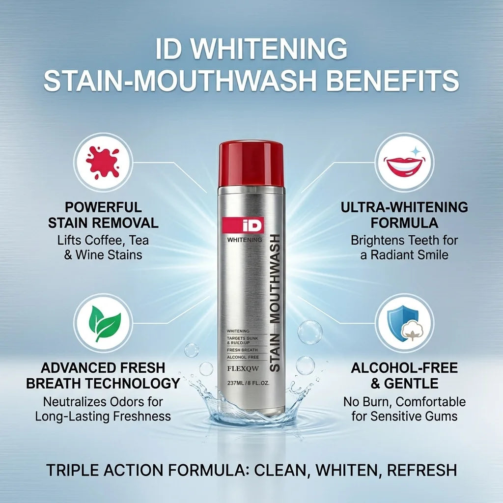 Stain Removal Mouthwash for Teeth, Yellow Stain Remover, Fresh Breath, Eliminates Mouth Odor, Oral Hygiene Cleaning Mouthwash