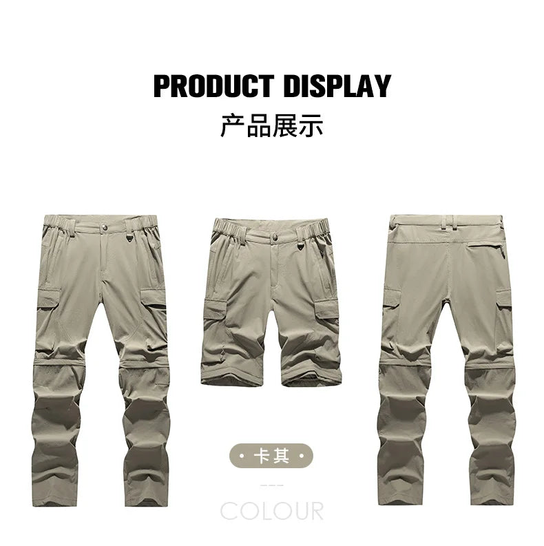 Pantalon cargo léger pour homme | Nylon et élasthanne