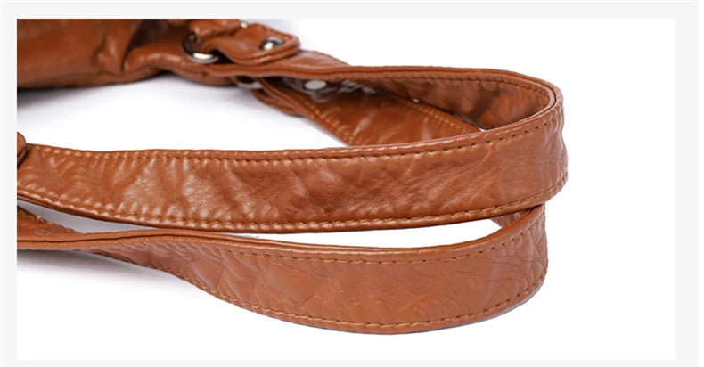 Fashion Leather Handbag for Women Shoulder Bags Genuine Sheepskin Crossbody Bag for Women Messenger Bag Tote Moms Bag