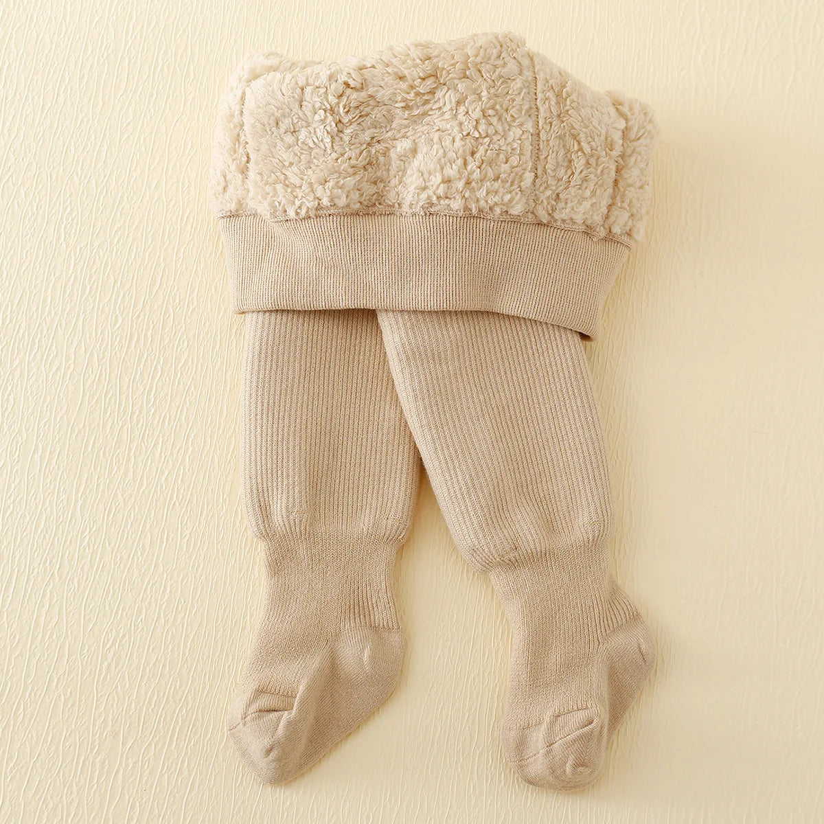 Collants Thermiques Bébé Fille | Doublure Polaire Rayée | Legging Épais Chaud Hiver Enfant