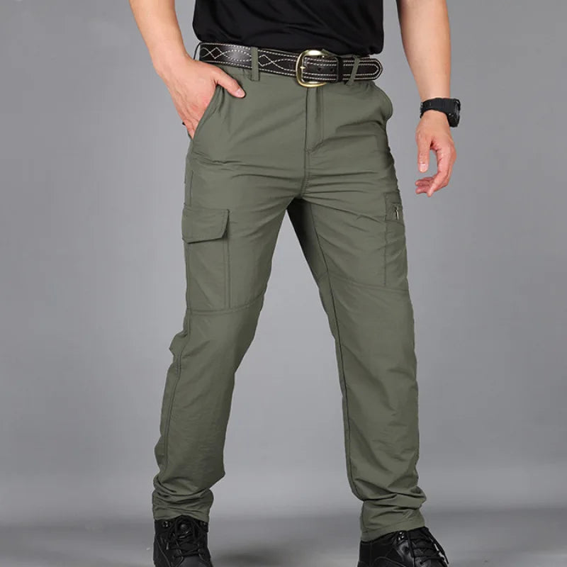 Men's Cargo Pants Army Military Tactical Pants Streetwear Jogger Trekking Hiking Mountain Work Tourism Trousers Slim Fit