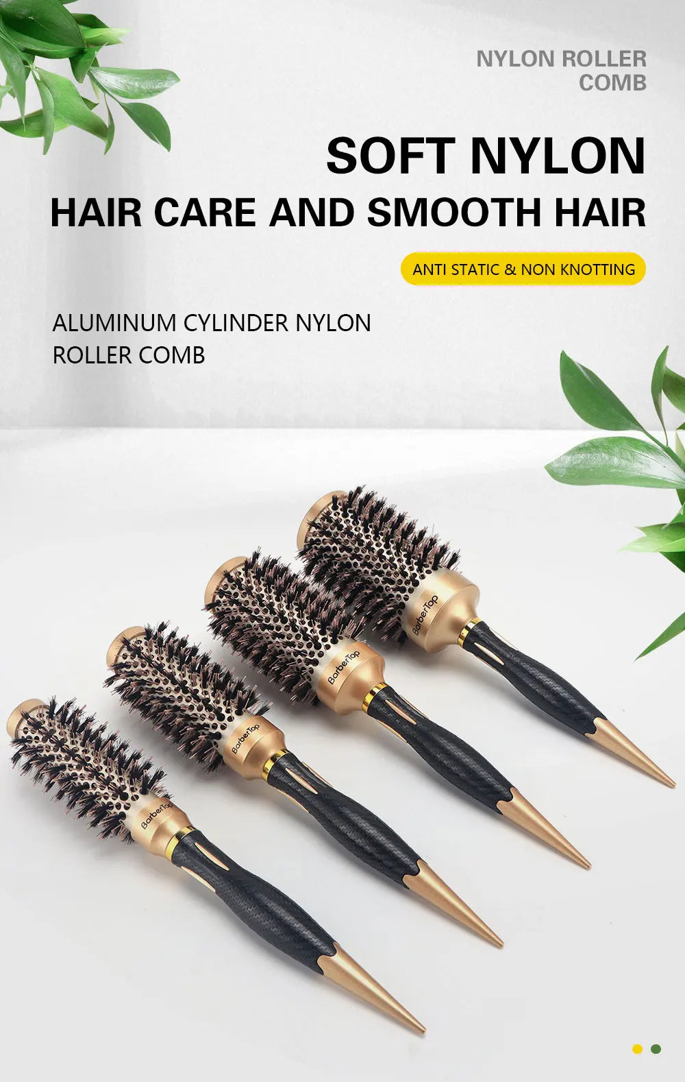 Peigne Coiffure Salon Antistatique | Coiffage Boucles | Brosse Cheveux Mouillés Bouclés | Outil Coiffure Femme