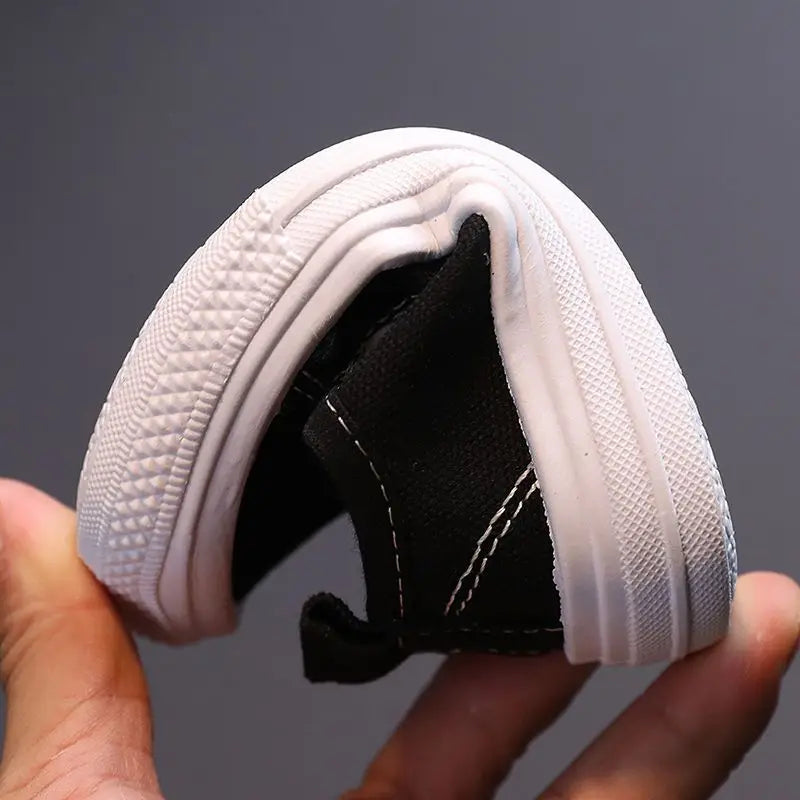 Kids Non-slip Comfort Sneakers, Toddlers Tennis Shoes, Children's Sport Canvas Shoes, Lace-up Girls Flat Boys Casual Shoes