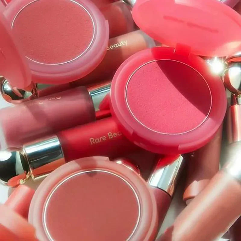 Rare Beauty Glitter Jelly Blush Cream Lasting Velvet Texture Natural Non Sticky Lightweight All Day Wear Facial Beauty Make Up