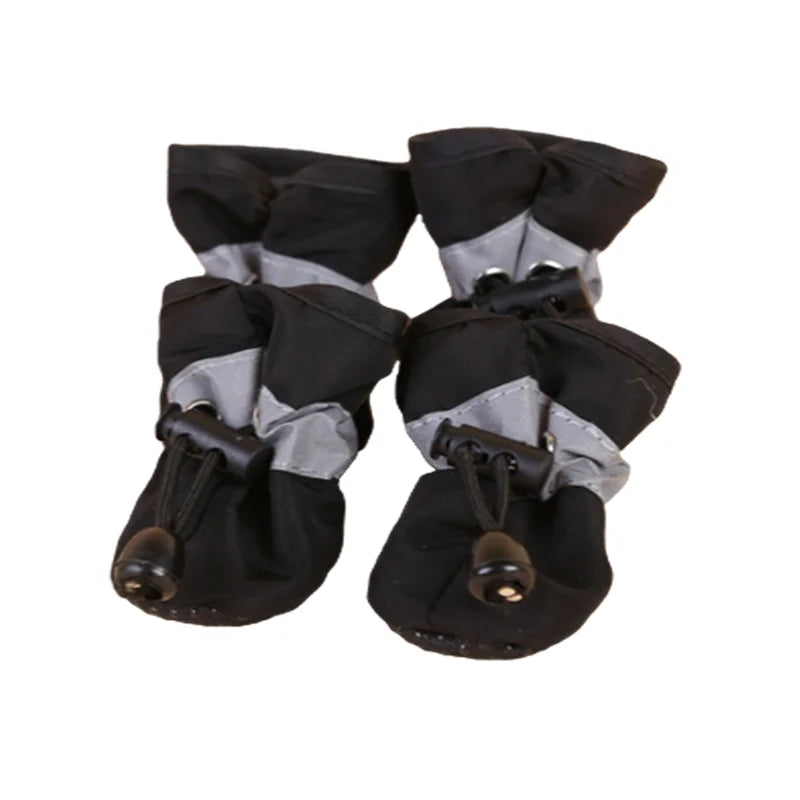 Chaussures Imperméables Chien & Chat | Lot de 4 Bottes Antidérapantes | Accessoire Patte Animal