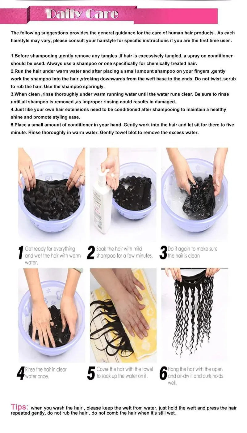 Closure 2x6 Lace HD Premium | Birmane Curly | 20 Pouces | Tissé Main | Cheveux Humains Remy Brésiliens Vierges | Femmes Noires
