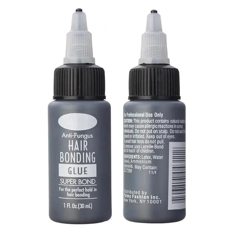 30ml Hair Glue For Wigs Quick-Dry Adhesive For Wigs Powerful Hair Bond Glue For Quick Fixes Waterproof Versatile Adhesive