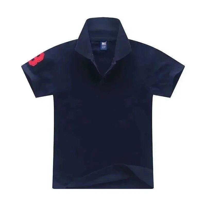 Polo Garçon Enfant | Manches Courtes | Col Polo | Coton | Casual Été | T-Shirt Enfant Confortable