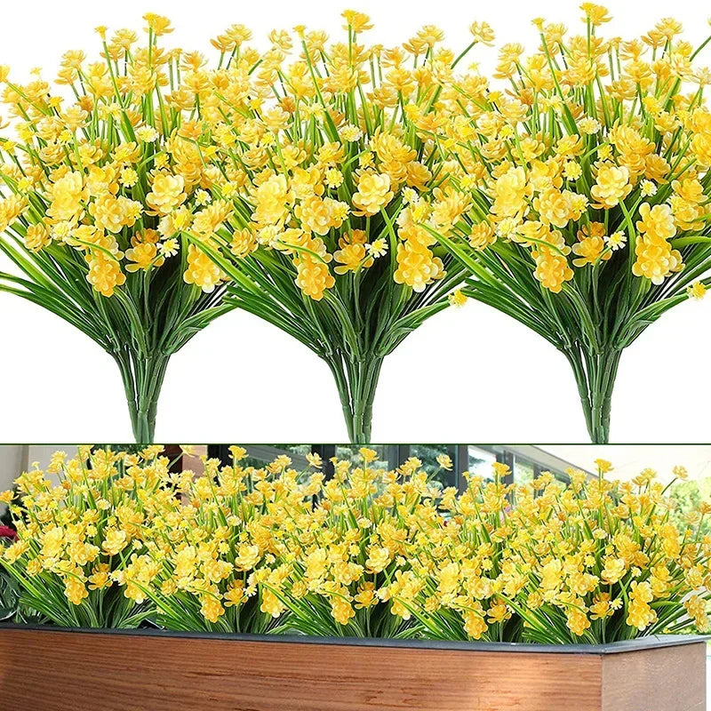 Plantes Artificielles Extérieur Résistant UV | Arbustes Plastique | Décor Intérieur & Extérieur