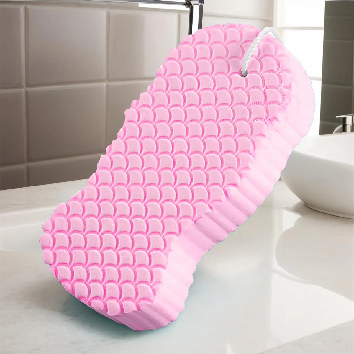 Bath Sponge Exfoliating Bath Scrubbing Sponges Body Washcloth Skin Scrubber Relax Exfoliating Skincare Shower Scrubbing Tool