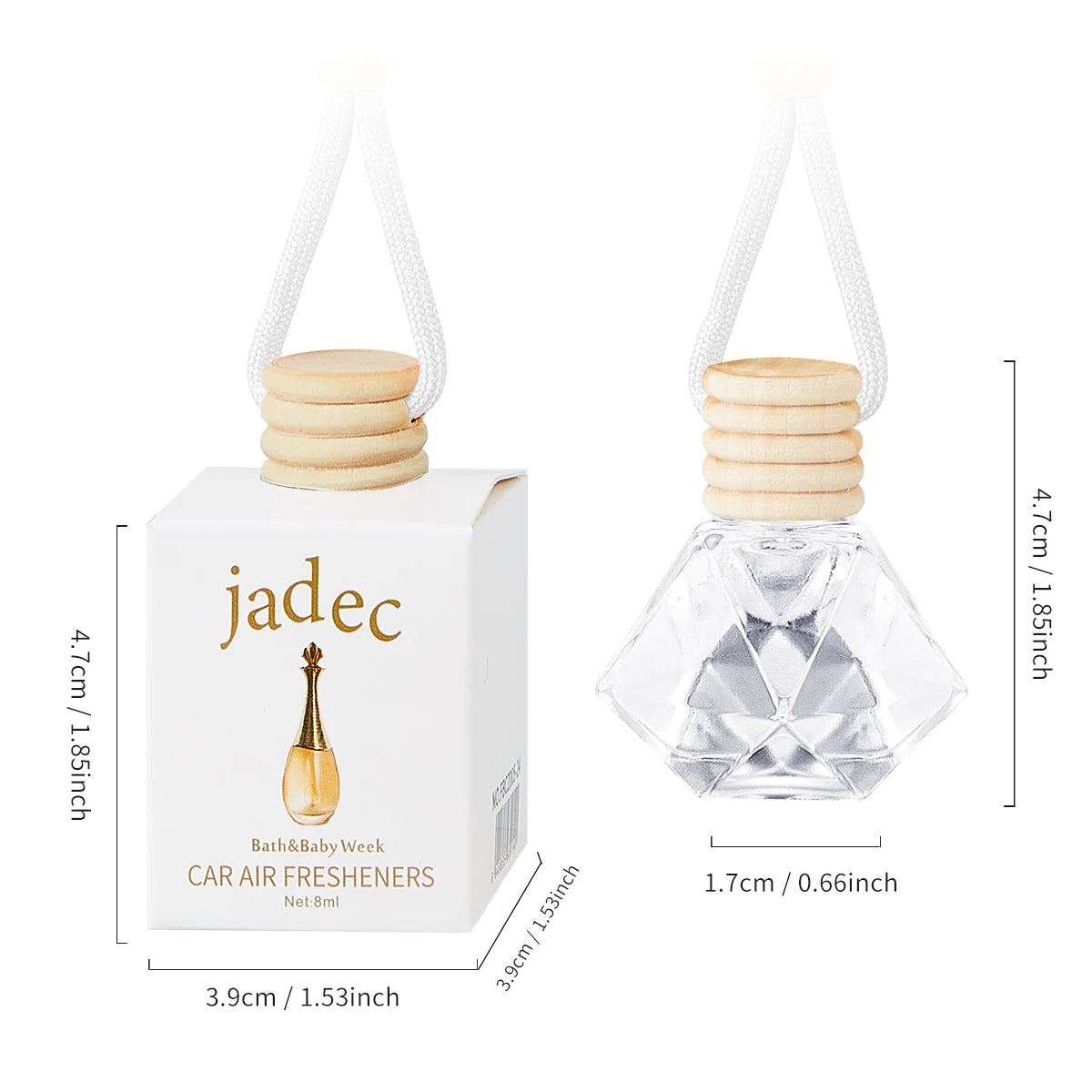 Perfume for Cars - Fresh Air for Cars, Car Fragrance for Car Interior, Long-Lasting and Fresh Fragrance, Suitable for Cars