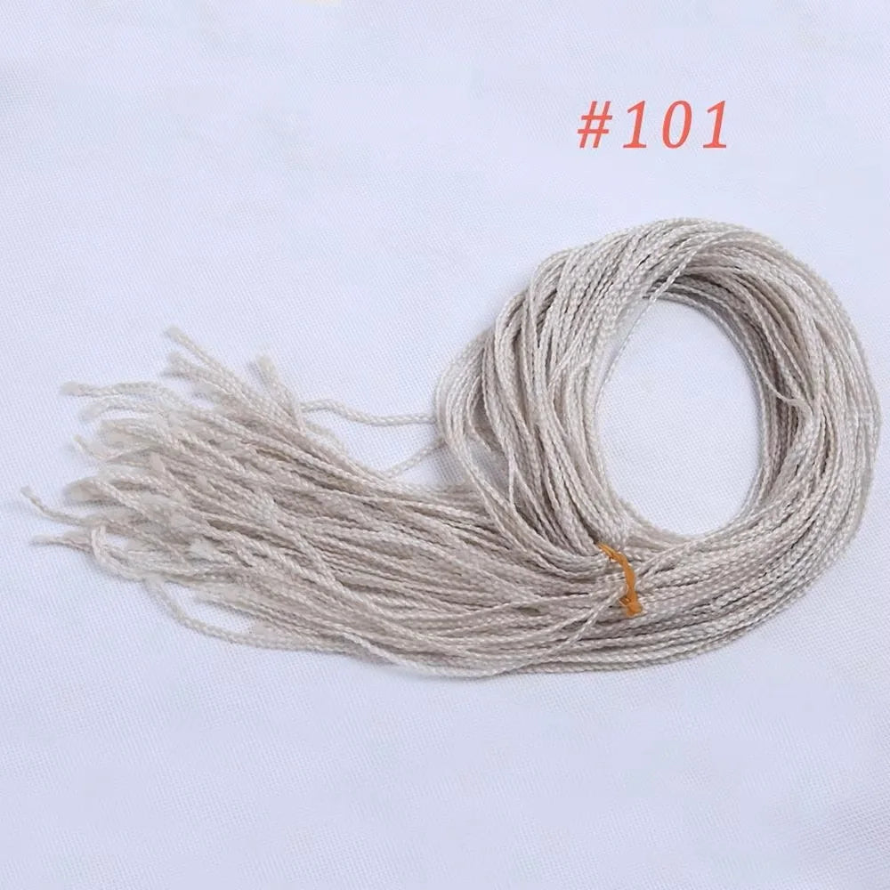 Tresses Zizi Box Braids Longues Bouclées Synthétique Colorées | 28 Pouces | 50g | Twist Sénégalais Crochet | Femme