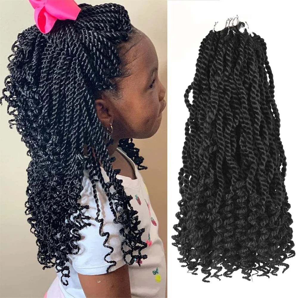 Tresses Crochet Senegalese Twist Ondulées | 12 Pouces | Synthétique | Extensions Femme