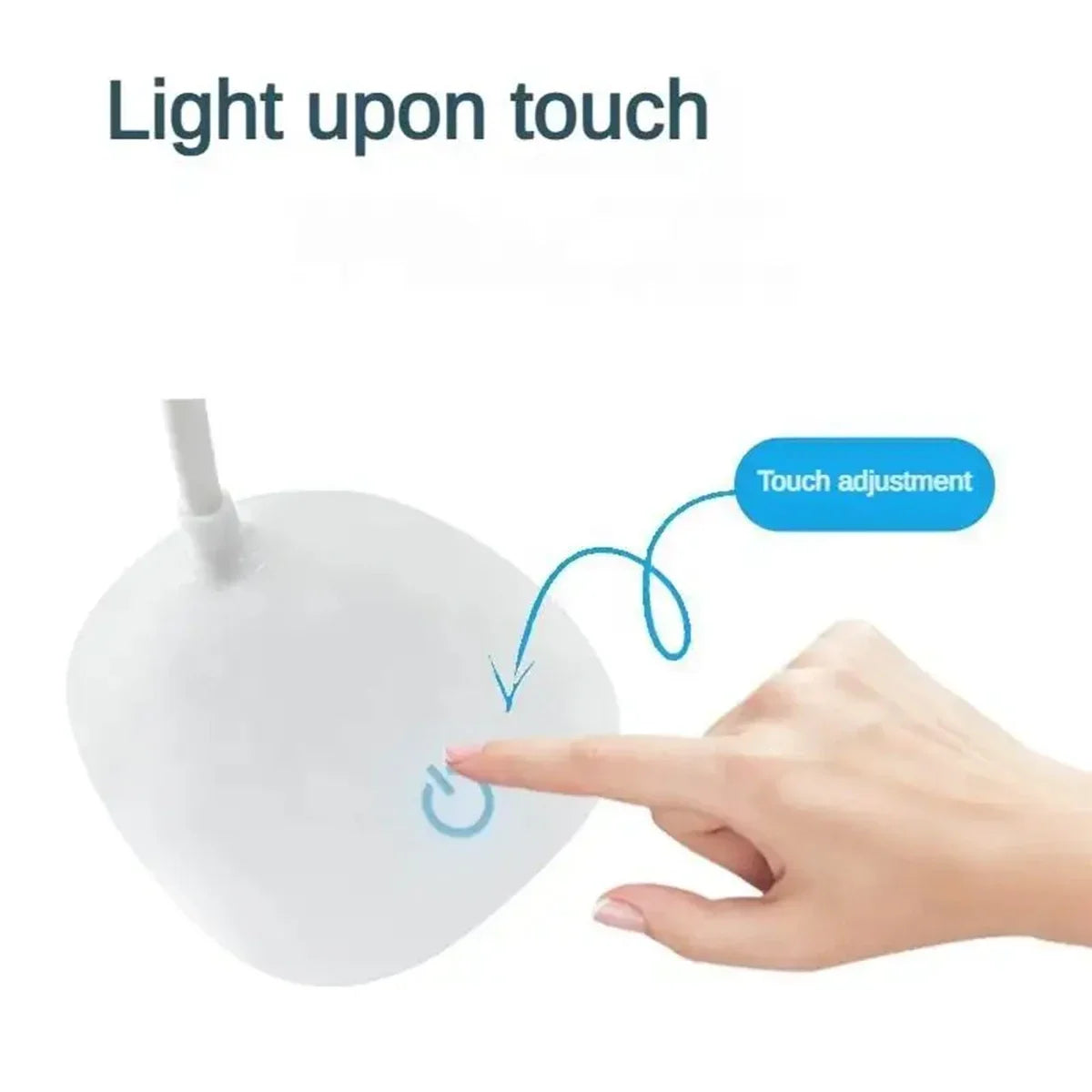 Lampe de Bureau LED de Lecture Portable | Charge USB | Tactile Dimmable | Protection des Yeux | Bureau & Chambre