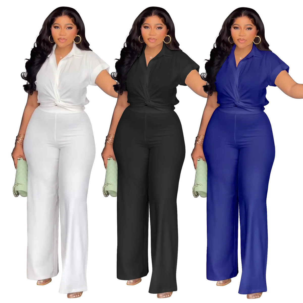 2 Piece Women Sets 2025 New Arrival Plus Size Summer Matching Sets Print Two Pieces Sets Top Pants Suits Outfits Clothing