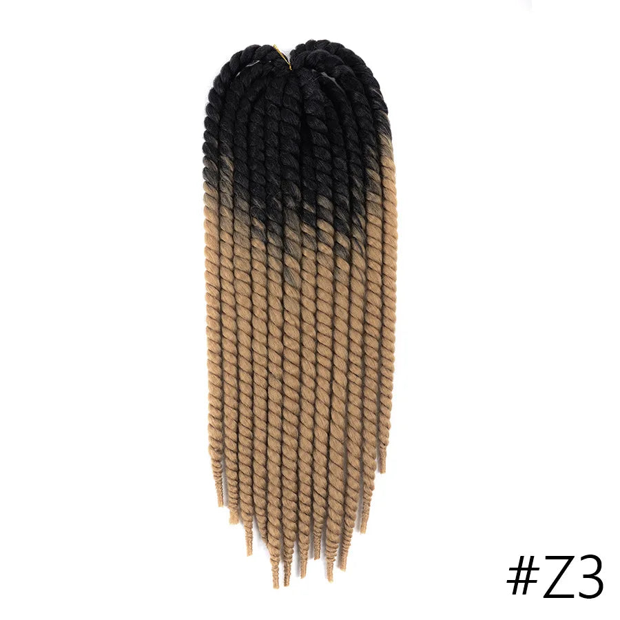 Senegalese Twist Hair Jumbo Twist Braids Crochet Braids 22 inch 120g Ombre Synthetic Crochet Hair Braiding Hair For Black Women