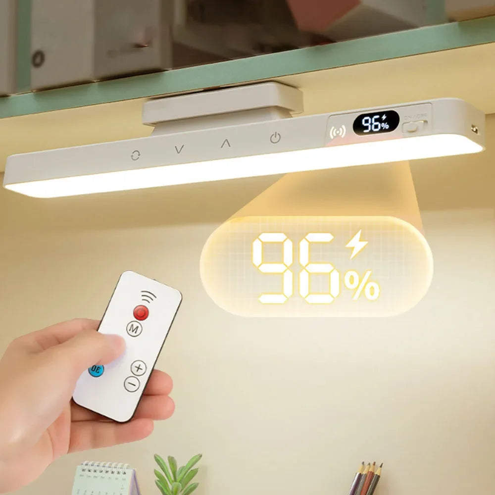 Lampe de Bureau Tactile Magnétique Rechargeable | Batterie Intégrée | Lecture, Miroir & Chevet