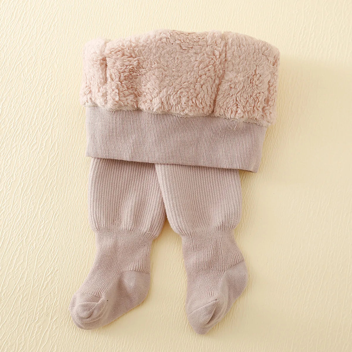 Collants Thermiques Bébé Fille | Doublure Polaire Rayée | Legging Épais Chaud Hiver Enfant