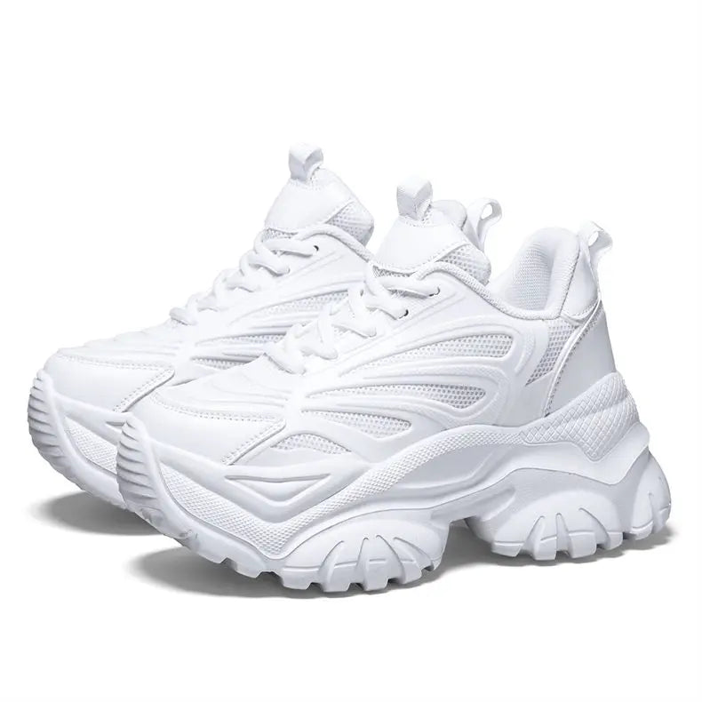 Sneakers Chunky Femme Tendance | Semelle Plateforme Respirante | Rehaussante | Printemps-Automne