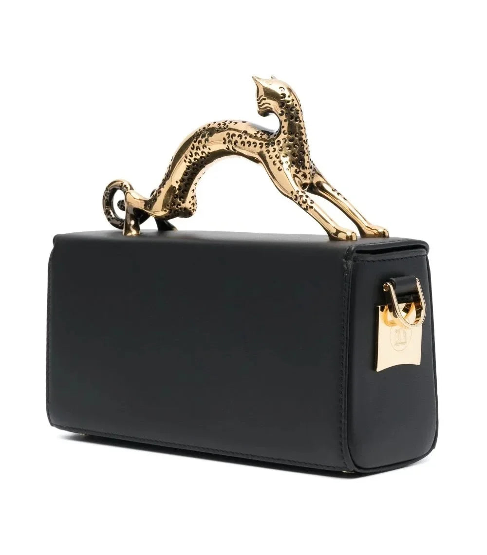 Sac à Main Femme Luxe | Poignée Métal Designer | Bandoulière | Forme Rectangle Élégante